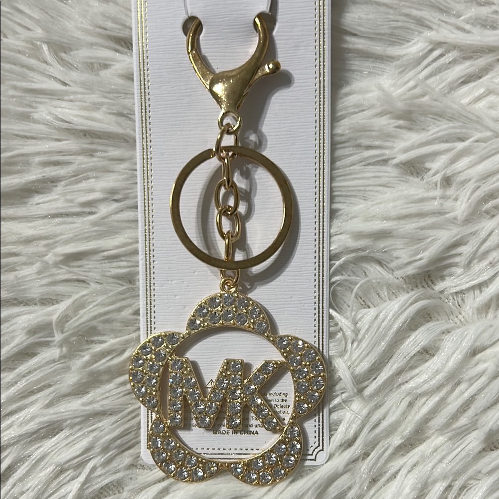 Gold Key And Card Holder Accessory